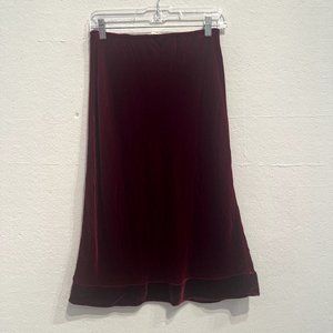 VINTAGE CRISPEN VELVET SKIRT